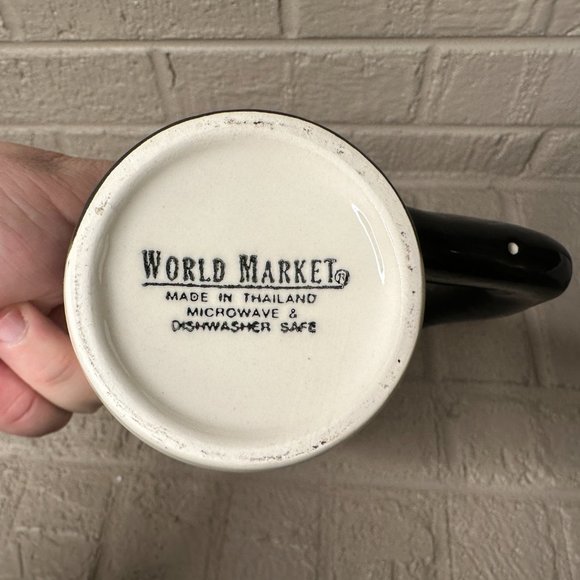 World Market Monkey Chimp Ape Coffee Tea Mug Cup Arm is Handle - Picture 5 of 5